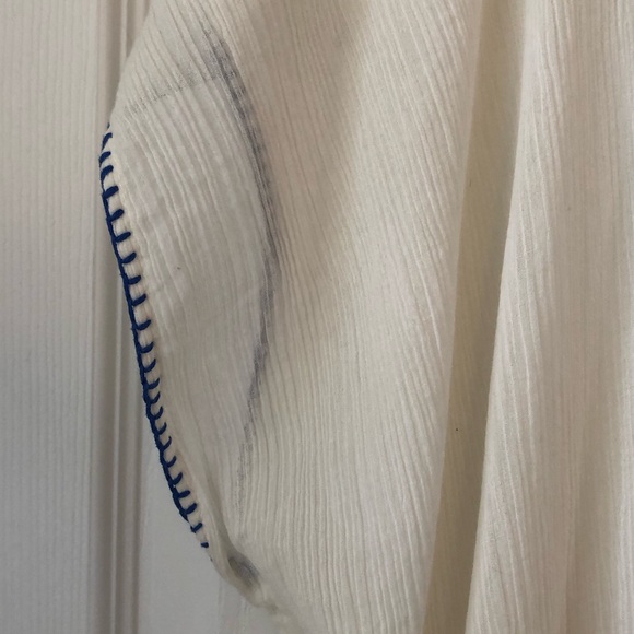 Monsoon coverup with blue floral embroidery. Size XL. NWOT. - Picture 3 of 13